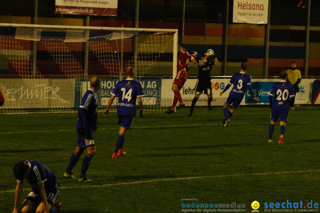 Fussball: FC Gossau vs FC Tuggen 3:1, Gossau - Schweiz, 28.03.2018