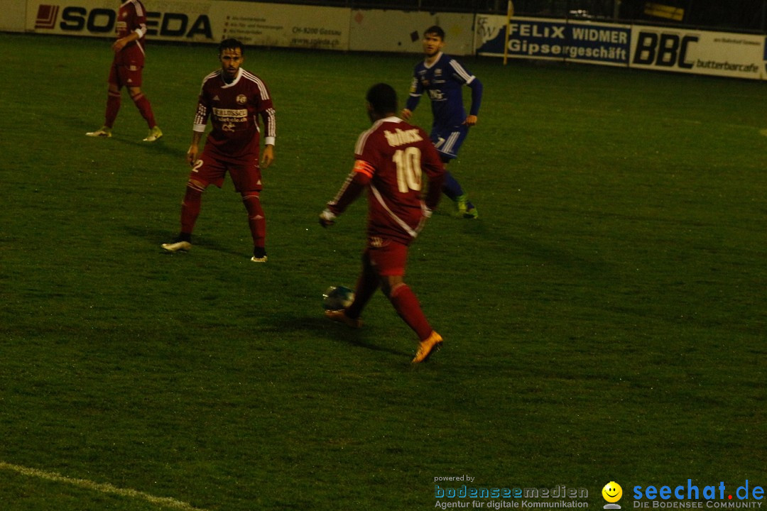 Fussball: FC Gossau vs FC Tuggen 3:1, Gossau - Schweiz, 28.03.2018