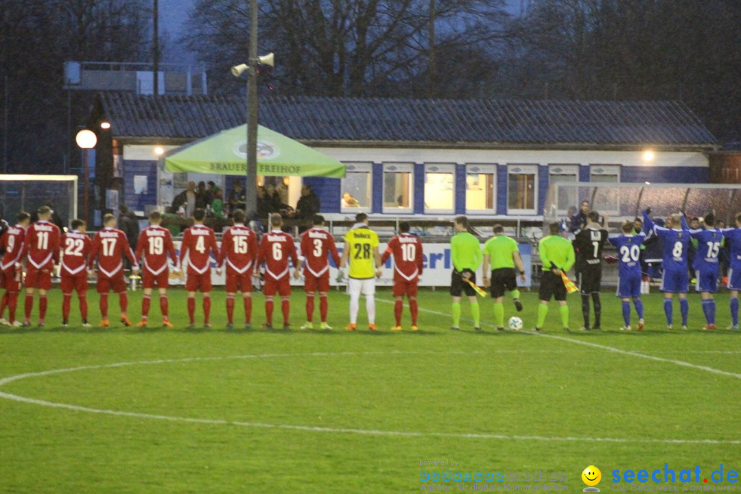 Fussball: FC Gossau vs FC Tuggen 3:1, Gossau - Schweiz, 28.03.2018