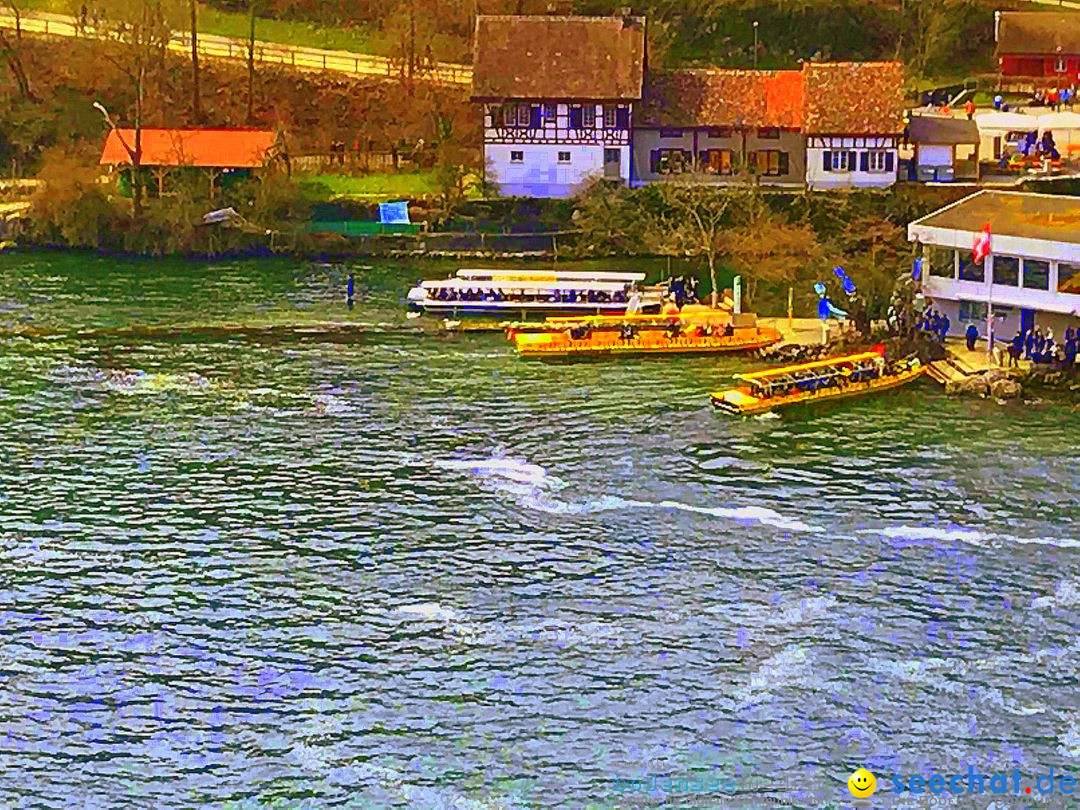 Rheinfall: Neuhausen - Schweiz, 02.04.2018