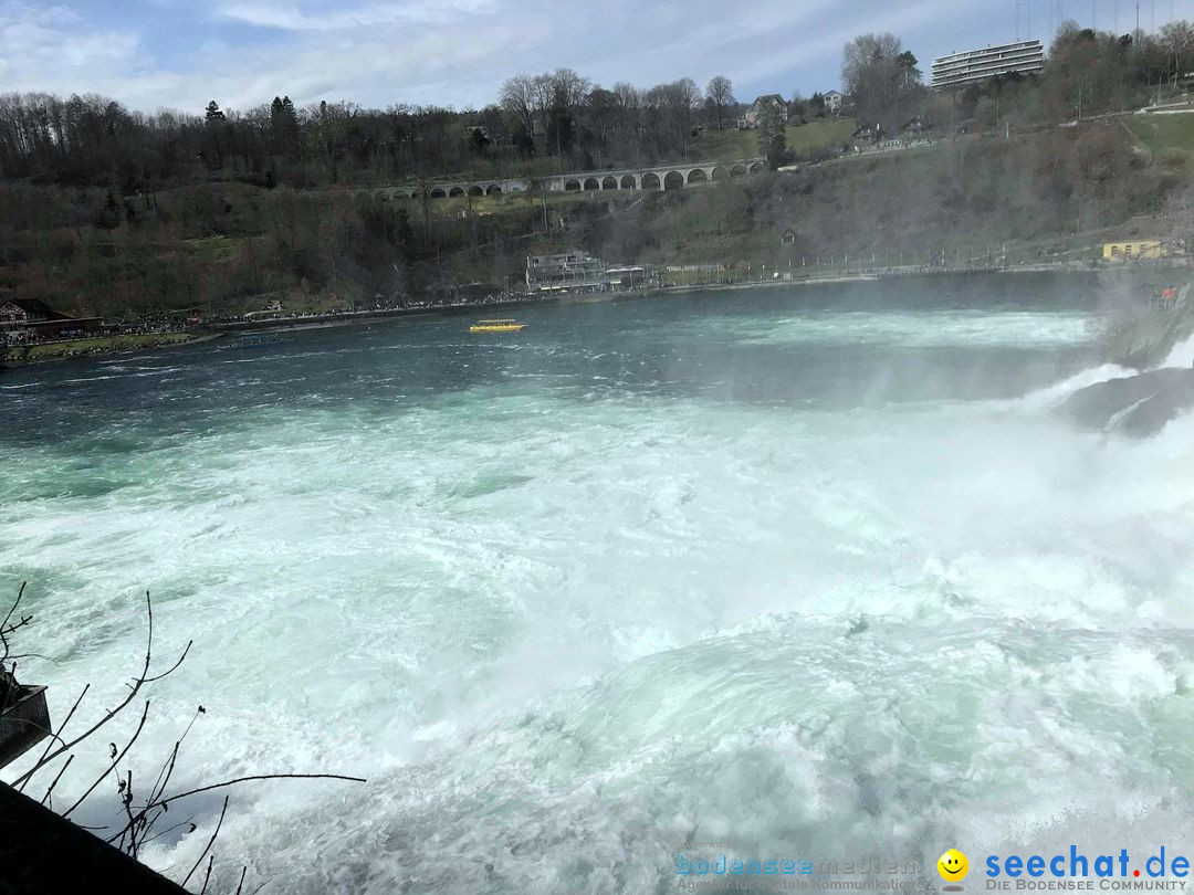 Rheinfall: Neuhausen - Schweiz, 02.04.2018