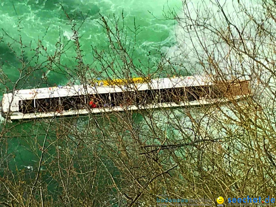 Rheinfall: Neuhausen - Schweiz, 02.04.2018