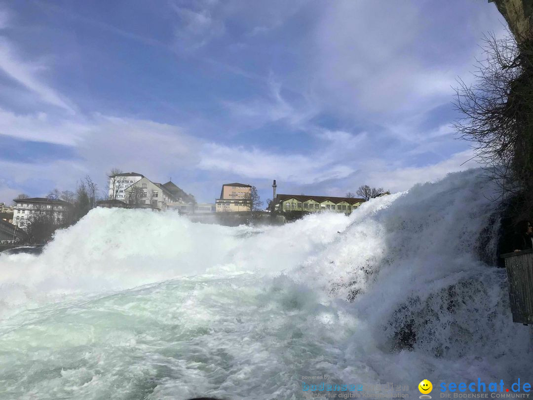 Rheinfall: Neuhausen - Schweiz, 02.04.2018