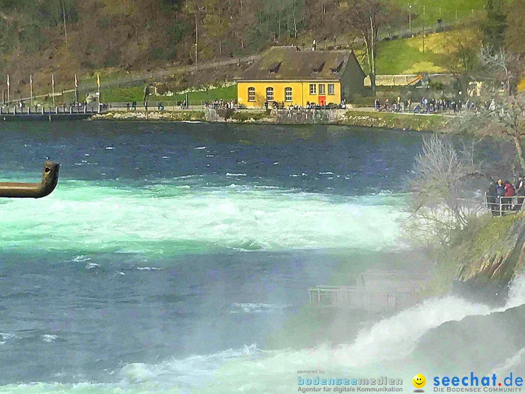 Rheinfall: Neuhausen - Schweiz, 02.04.2018