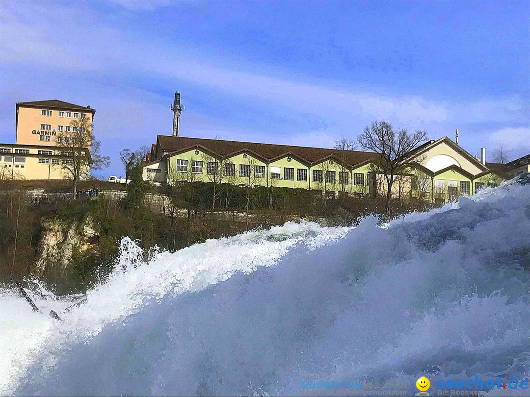 Rheinfall: Neuhausen - Schweiz, 02.04.2018