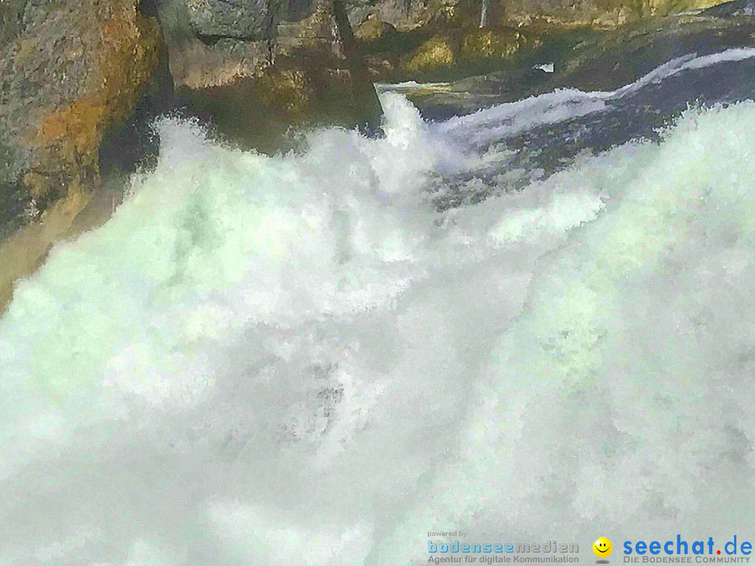 Rheinfall: Neuhausen - Schweiz, 02.04.2018