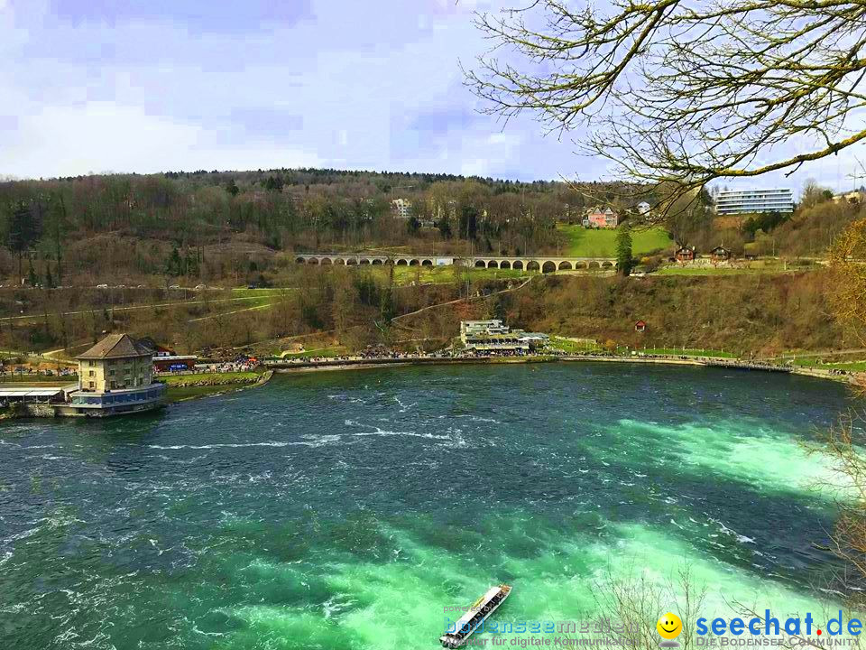 Rheinfall: Neuhausen - Schweiz, 02.04.2018