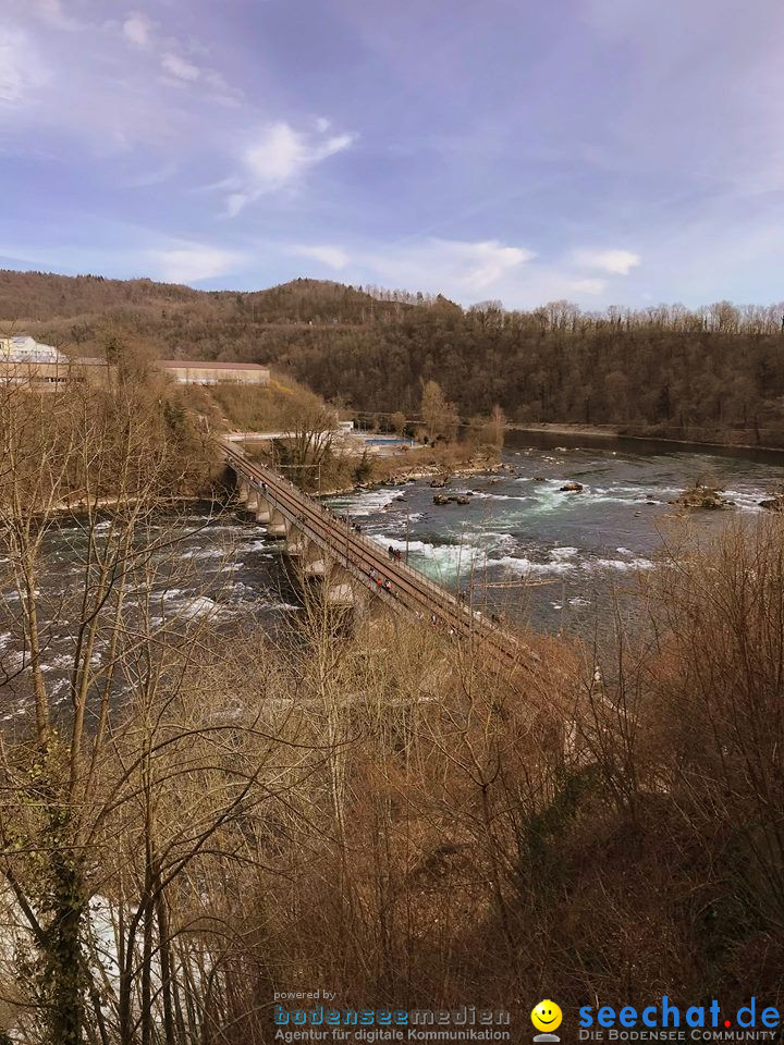 Rheinfall: Neuhausen - Schweiz, 02.04.2018