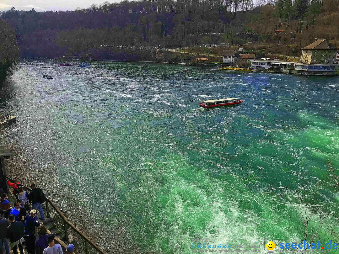 Rheinfall: Neuhausen - Schweiz, 02.04.2018