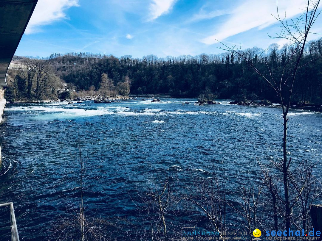 Rheinfall: Neuhausen - Schweiz, 02.04.2018