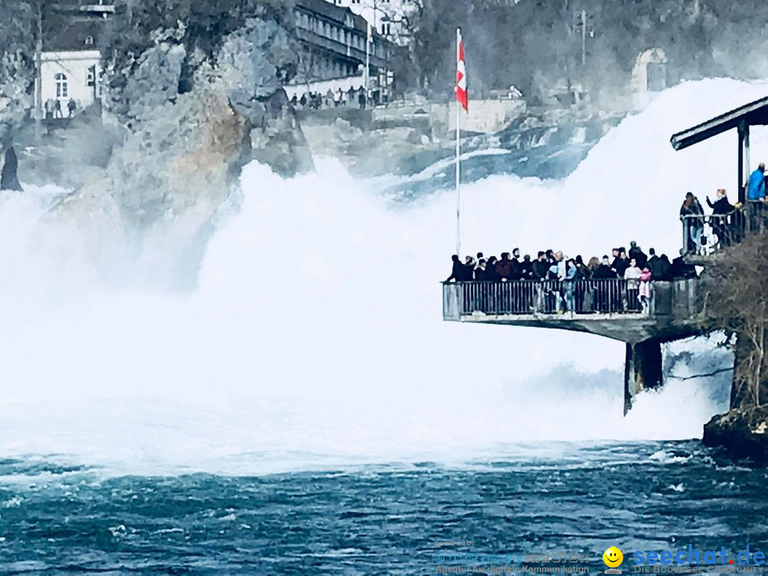 Rheinfall: Neuhausen - Schweiz, 02.04.2018