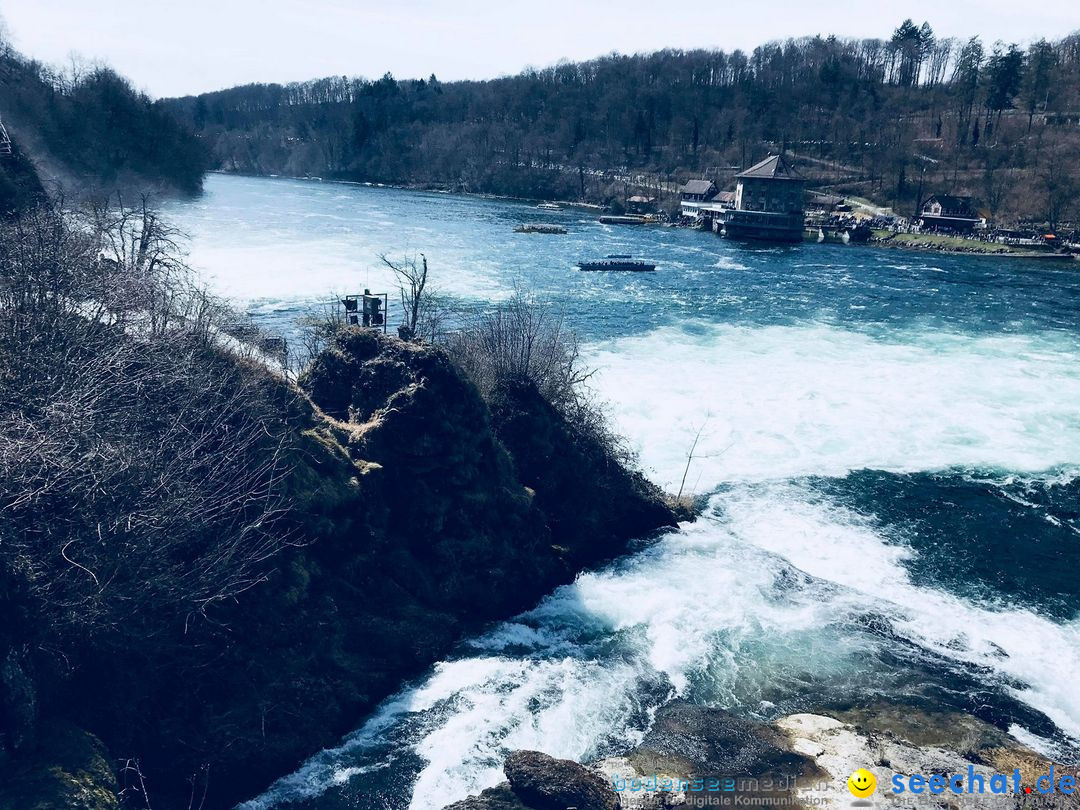 Rheinfall: Neuhausen - Schweiz, 02.04.2018