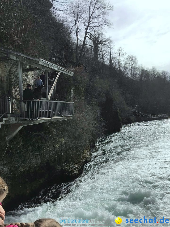 Rheinfall: Neuhausen - Schweiz, 02.04.2018