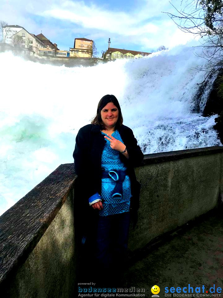 Rheinfall: Neuhausen - Schweiz, 02.04.2018