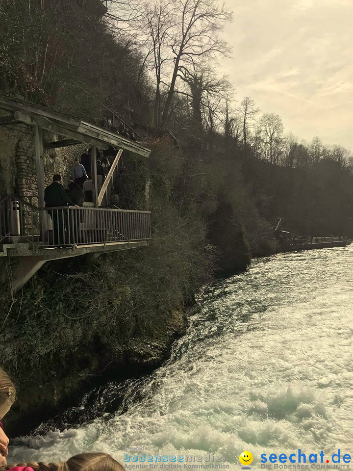 Rheinfall: Neuhausen - Schweiz, 02.04.2018