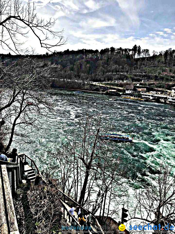 Rheinfall: Neuhausen - Schweiz, 02.04.2018