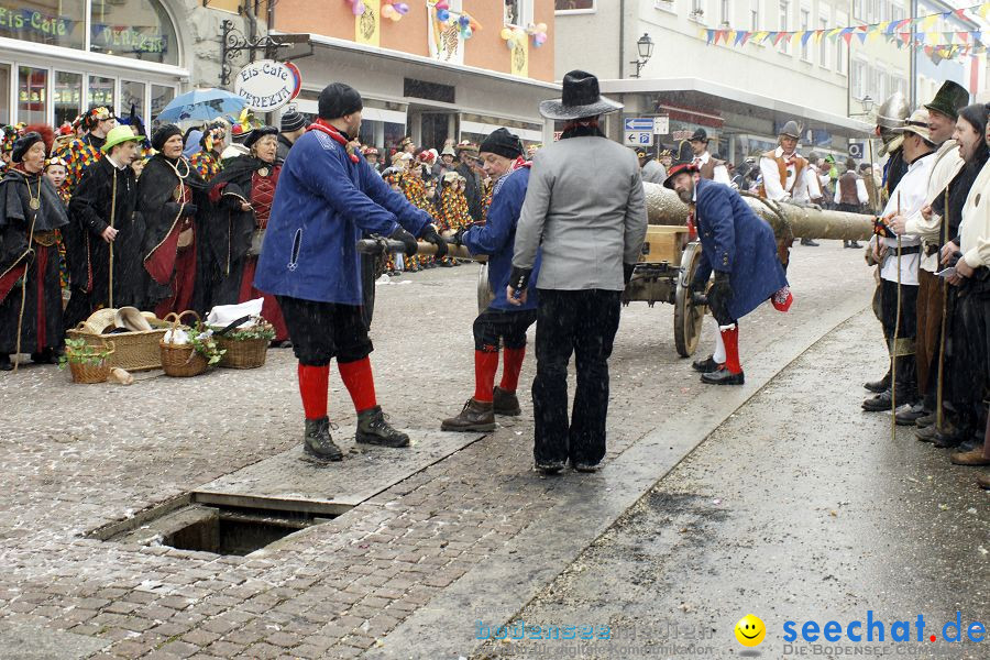 Narrenbaumstellen: Stockach, 11.02.2010