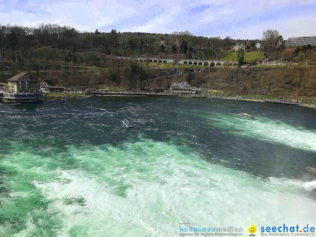 Rheinfall: Neuhausen - Schweiz, 02.04.2018