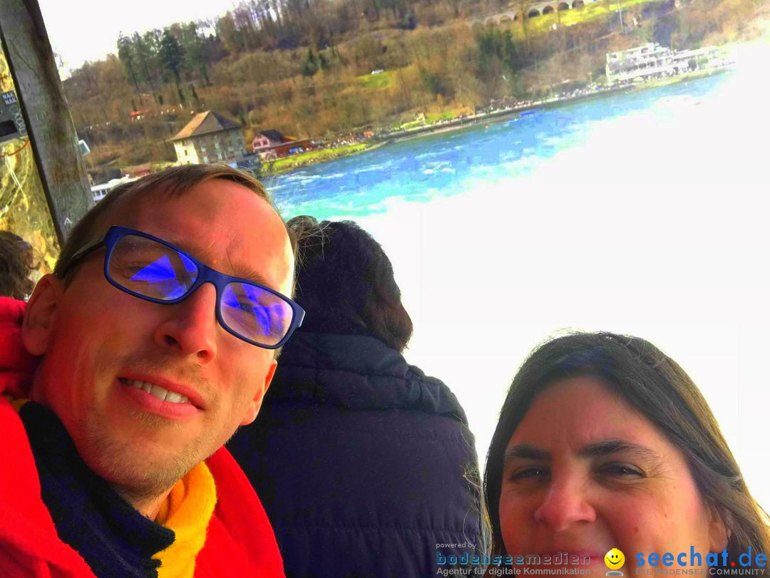 Rheinfall: Neuhausen - Schweiz, 02.04.2018