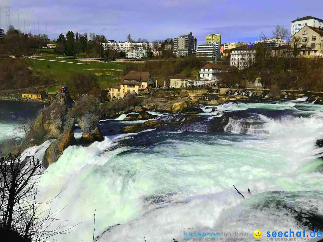 Rheinfall: Neuhausen - Schweiz, 02.04.2018