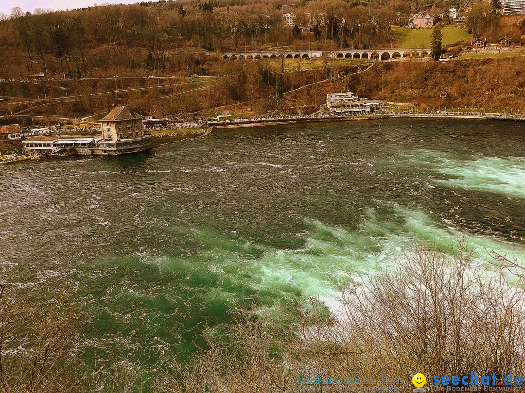 Rheinfall: Neuhausen - Schweiz, 02.04.2018