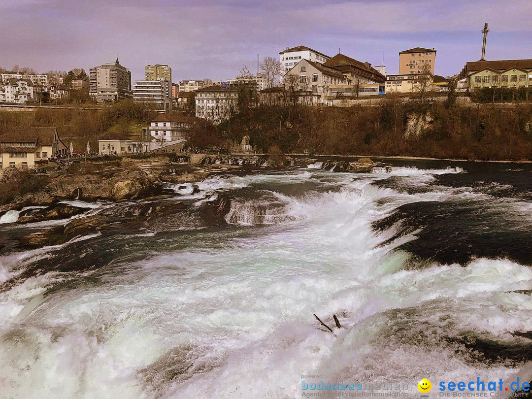 Rheinfall: Neuhausen - Schweiz, 02.04.2018