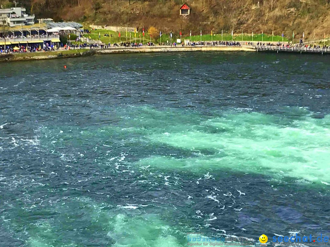 Rheinfall: Neuhausen - Schweiz, 02.04.2018