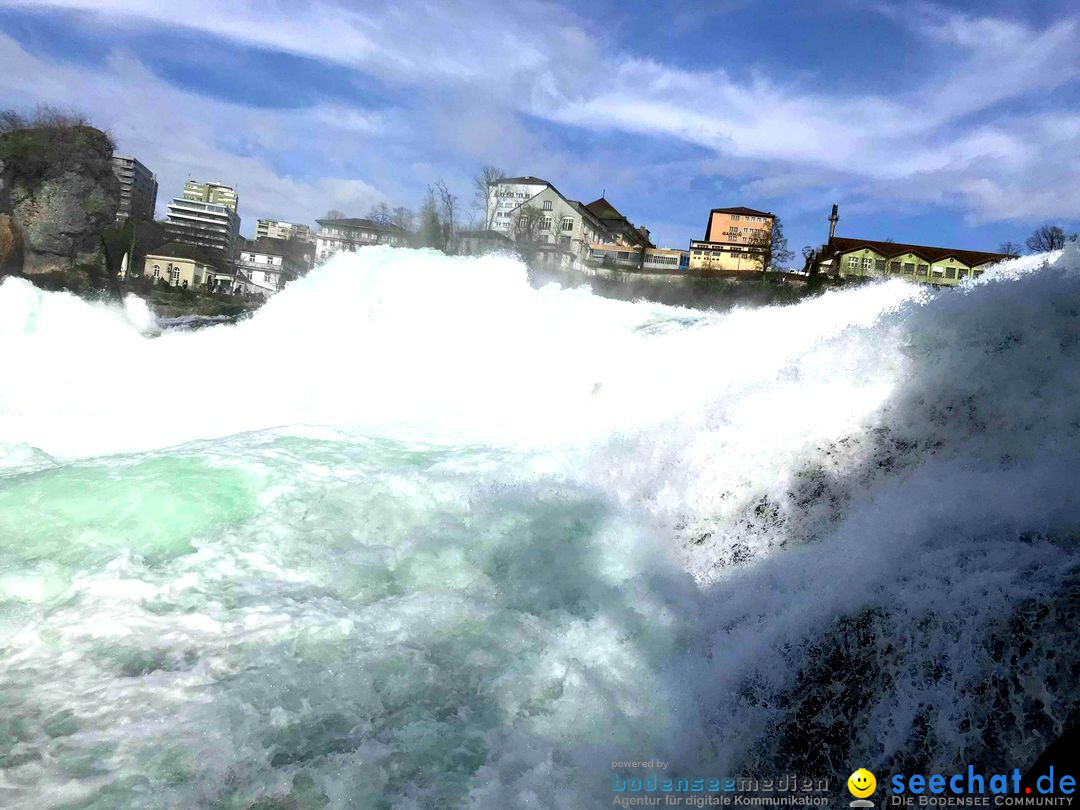 Rheinfall: Neuhausen - Schweiz, 02.04.2018