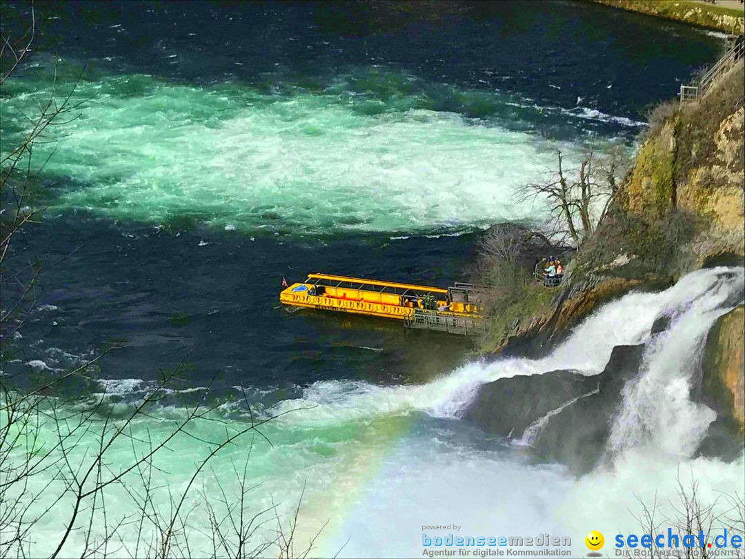 Rheinfall: Neuhausen - Schweiz, 02.04.2018