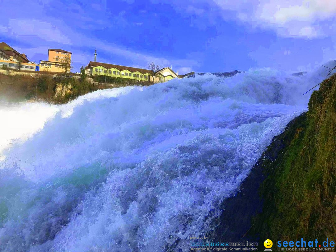 Rheinfall: Neuhausen - Schweiz, 02.04.2018