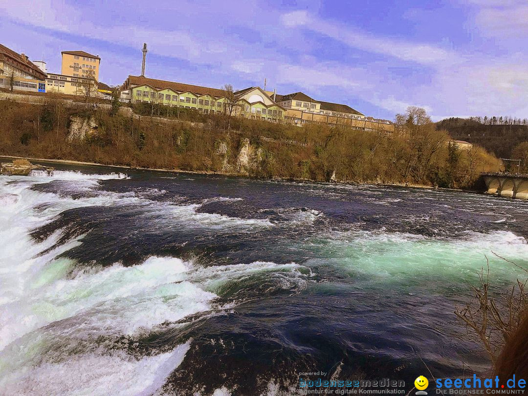 Rheinfall: Neuhausen - Schweiz, 02.04.2018