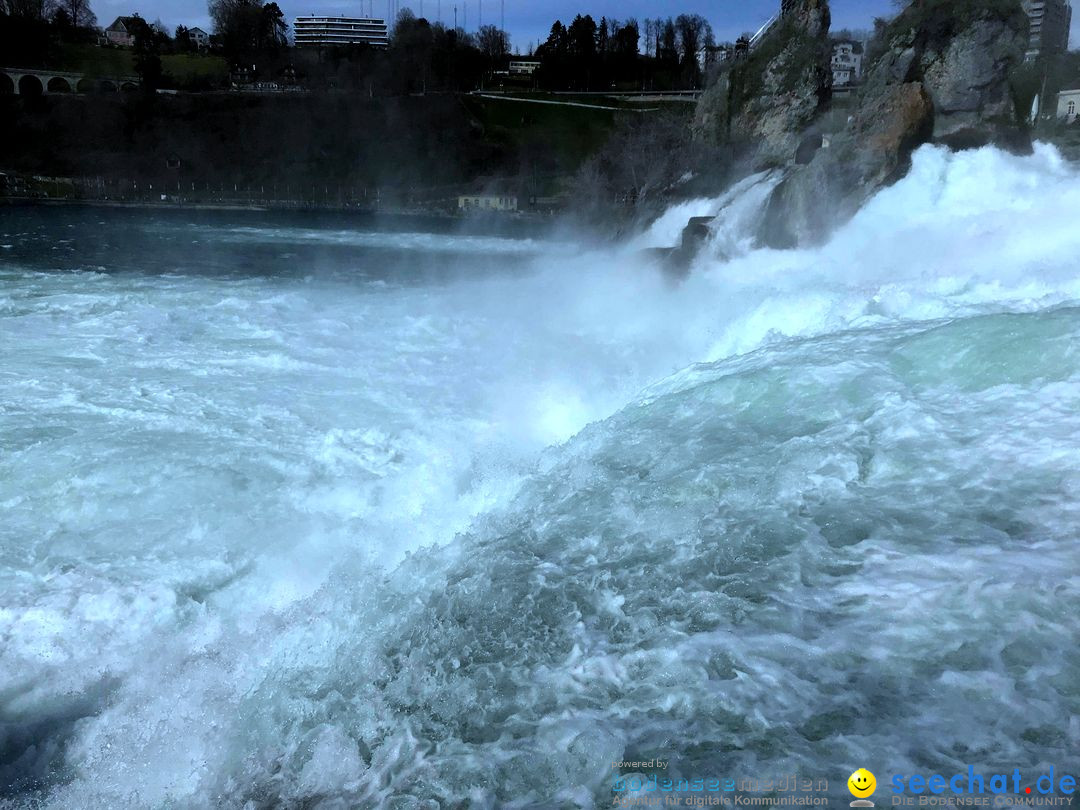 Rheinfall: Neuhausen - Schweiz, 02.04.2018