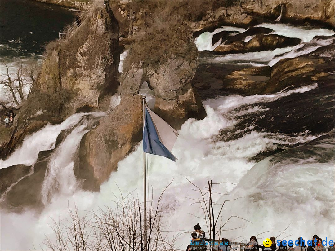 Rheinfall: Neuhausen - Schweiz, 02.04.2018