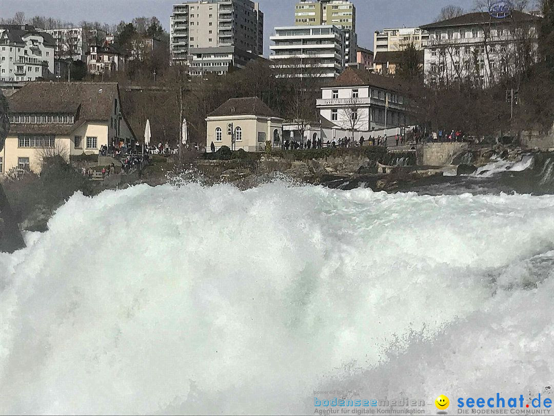 Rheinfall: Neuhausen - Schweiz, 02.04.2018