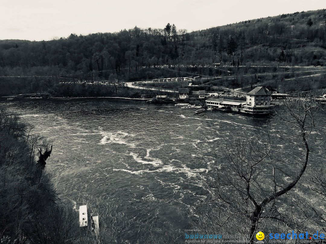 Rheinfall: Neuhausen - Schweiz, 02.04.2018