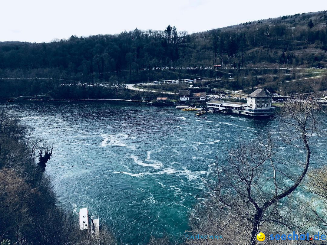 Rheinfall: Neuhausen - Schweiz, 02.04.2018