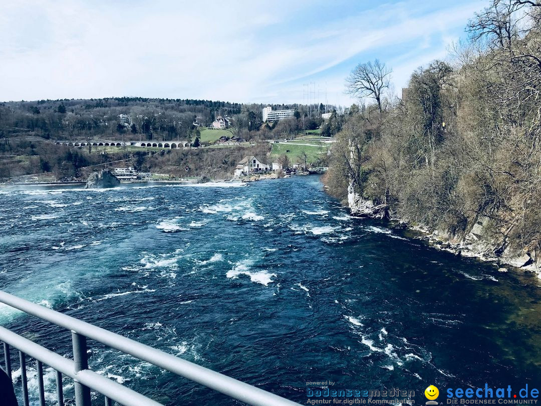 Rheinfall: Neuhausen - Schweiz, 02.04.2018