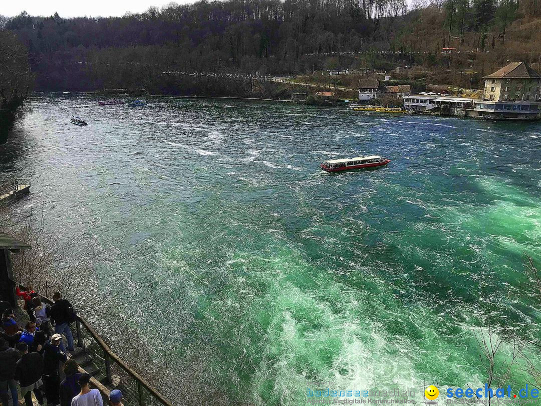 Rheinfall: Neuhausen - Schweiz, 02.04.2018