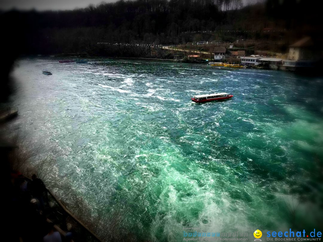 Rheinfall: Neuhausen - Schweiz, 02.04.2018