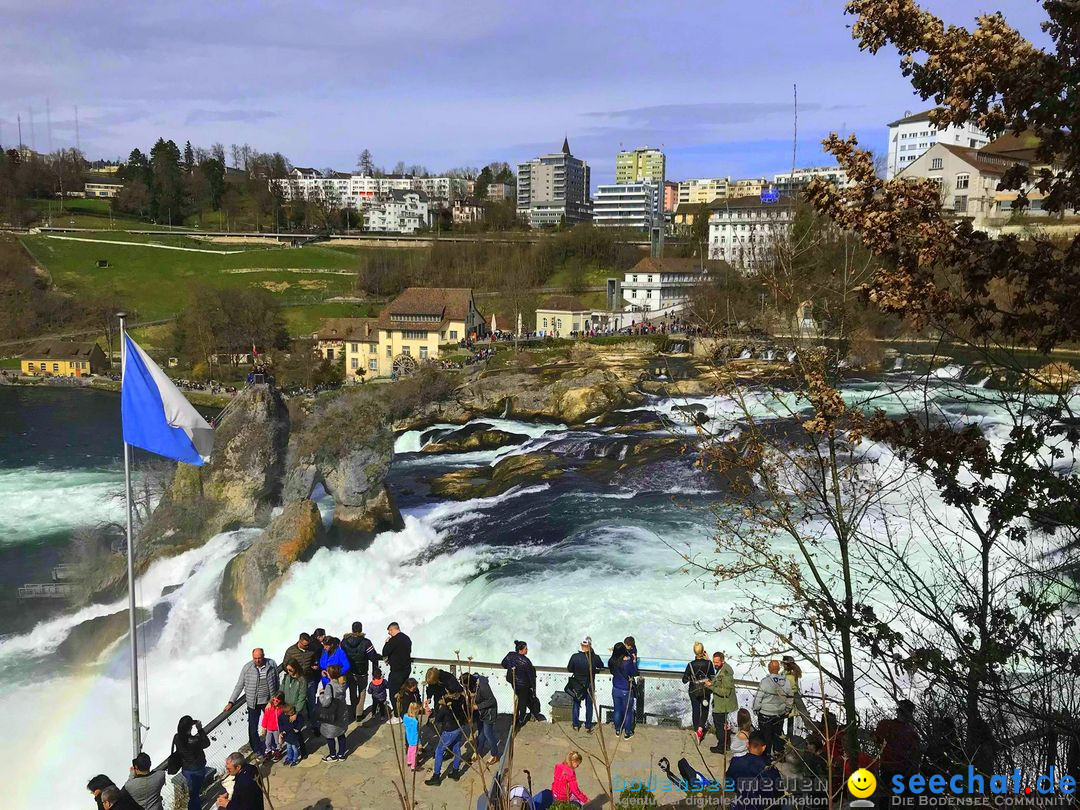 Rheinfall: Neuhausen - Schweiz, 02.04.2018