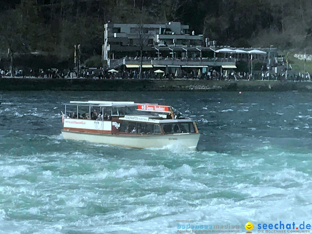 Rheinfall: Neuhausen - Schweiz, 02.04.2018