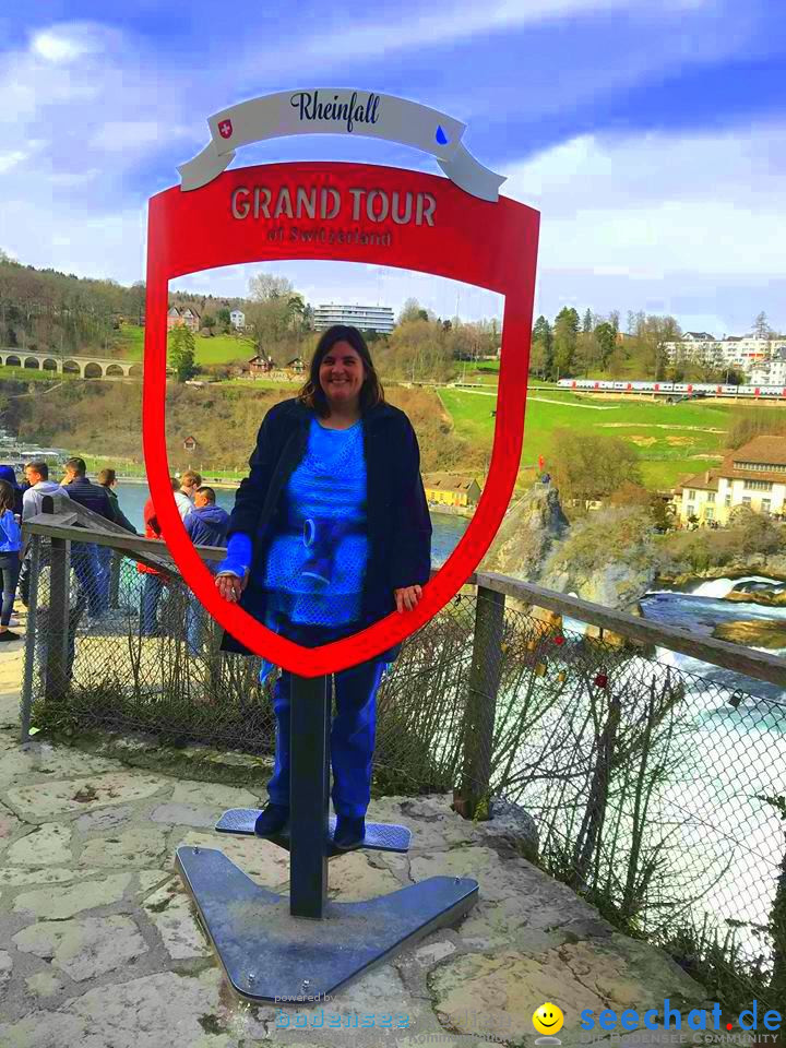 Rheinfall: Neuhausen - Schweiz, 02.04.2018