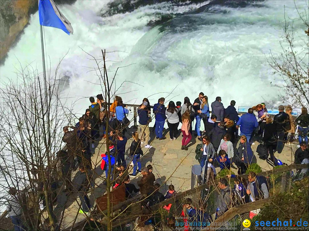 Rheinfall: Neuhausen - Schweiz, 02.04.2018