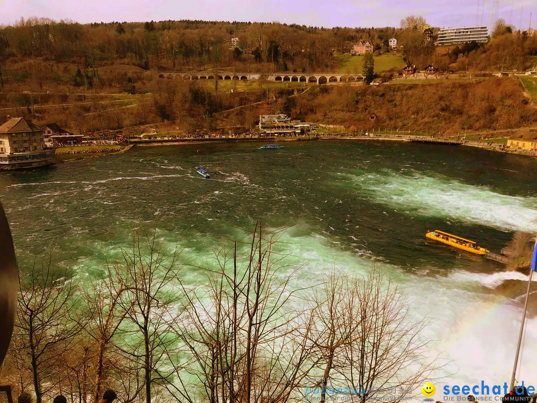 Rheinfall: Neuhausen - Schweiz, 02.04.2018