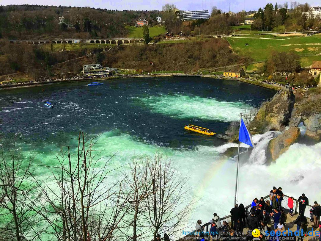 Rheinfall: Neuhausen - Schweiz, 02.04.2018