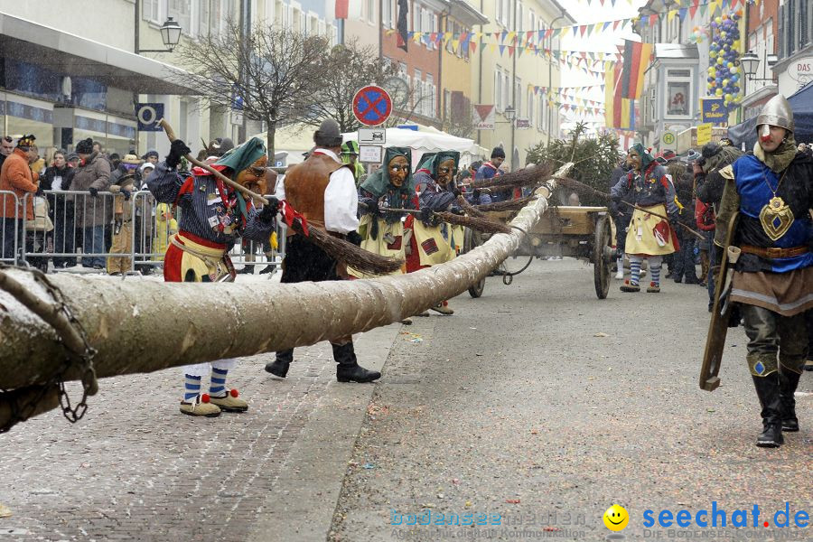 Narrenbaumstellen: Stockach, 11.02.2010