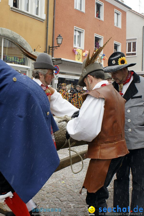 Narrenbaumstellen: Stockach, 11.02.2010