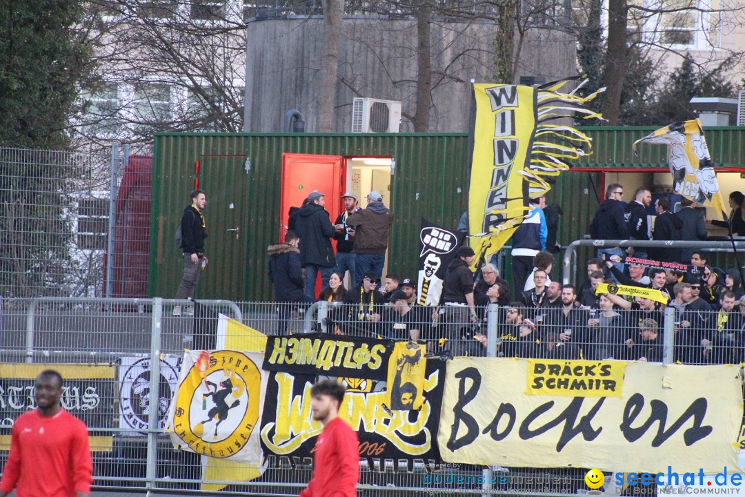 Fussball: FC Winterthur - FC Schaffhausen: Winterthur, 06.04.2018