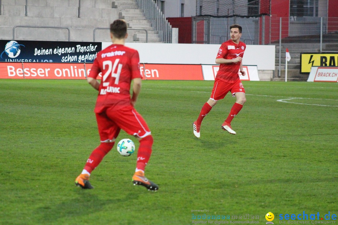 Fussball: FC Winterthur - FC Schaffhausen: Winterthur, 06.04.2018