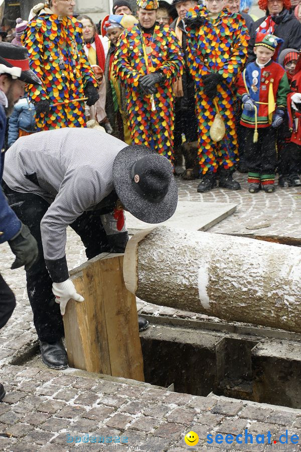 Narrenbaumstellen: Stockach, 11.02.2010